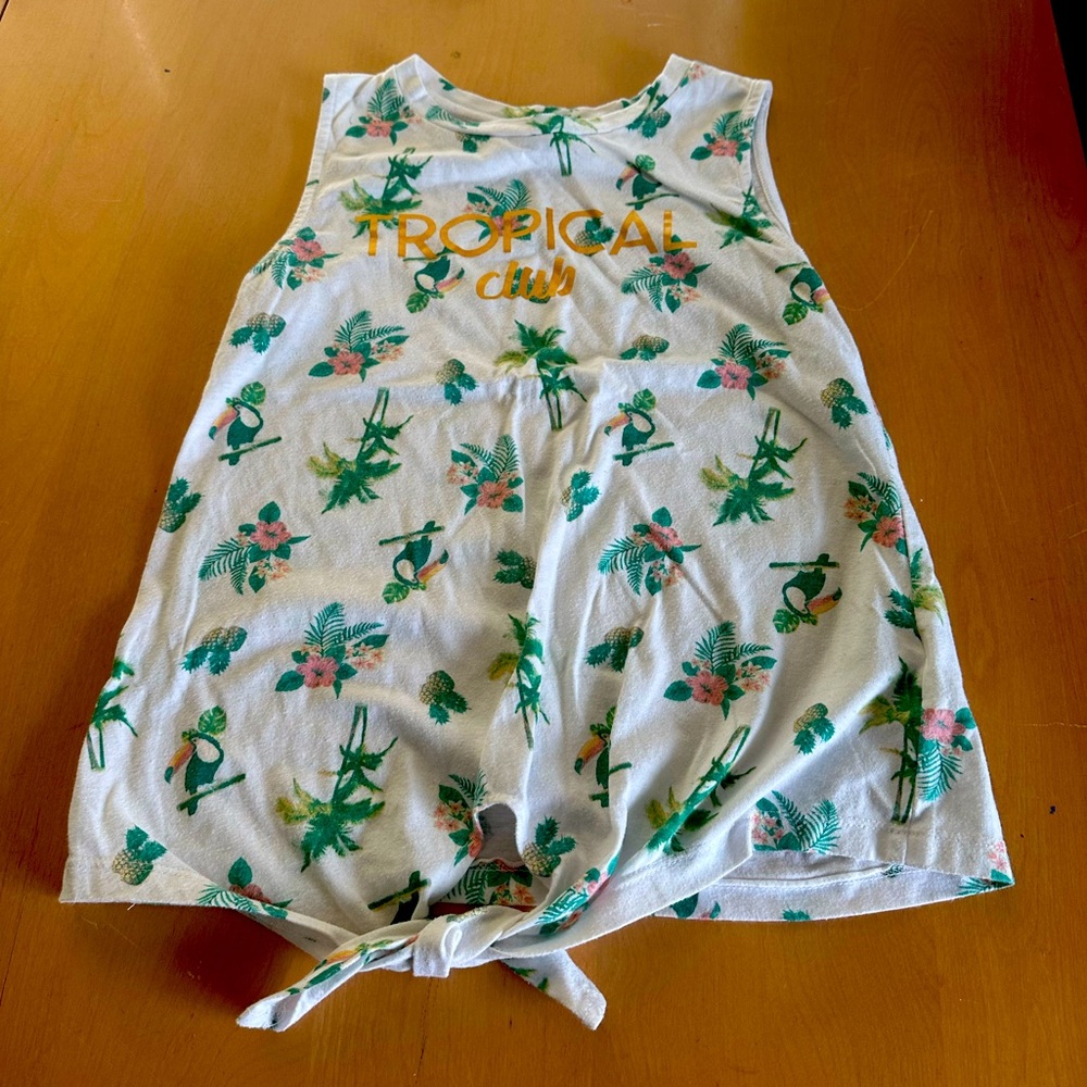 Camisole Tropical Club 💚🤍